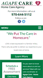 Mobile Screenshot of agape-care.org